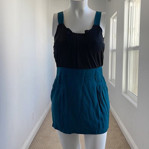 Lush Color Block Mini Dress Size L - Picture 6 of 9